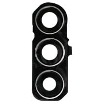Glass Camera Lenses & Bezel Bracket for Samsung Galaxy S25 FE (White) [Premium]