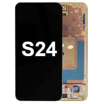 OLED & Frame Assembly for Samsung Galaxy S24 (Sandstone Orange) [Full-Size Aftermarket]