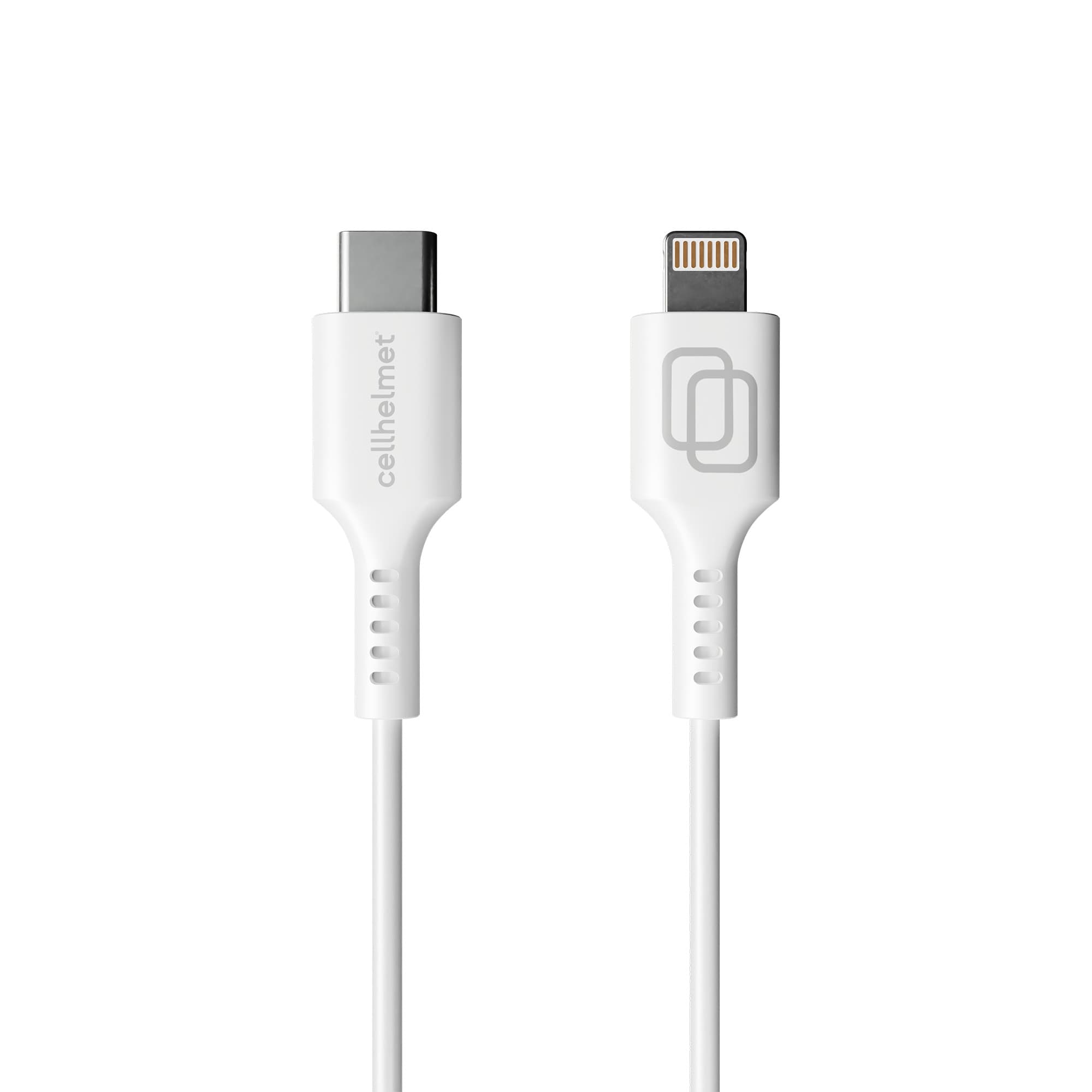 Cellhelmet 6ft Round Lightning to USB C Cable