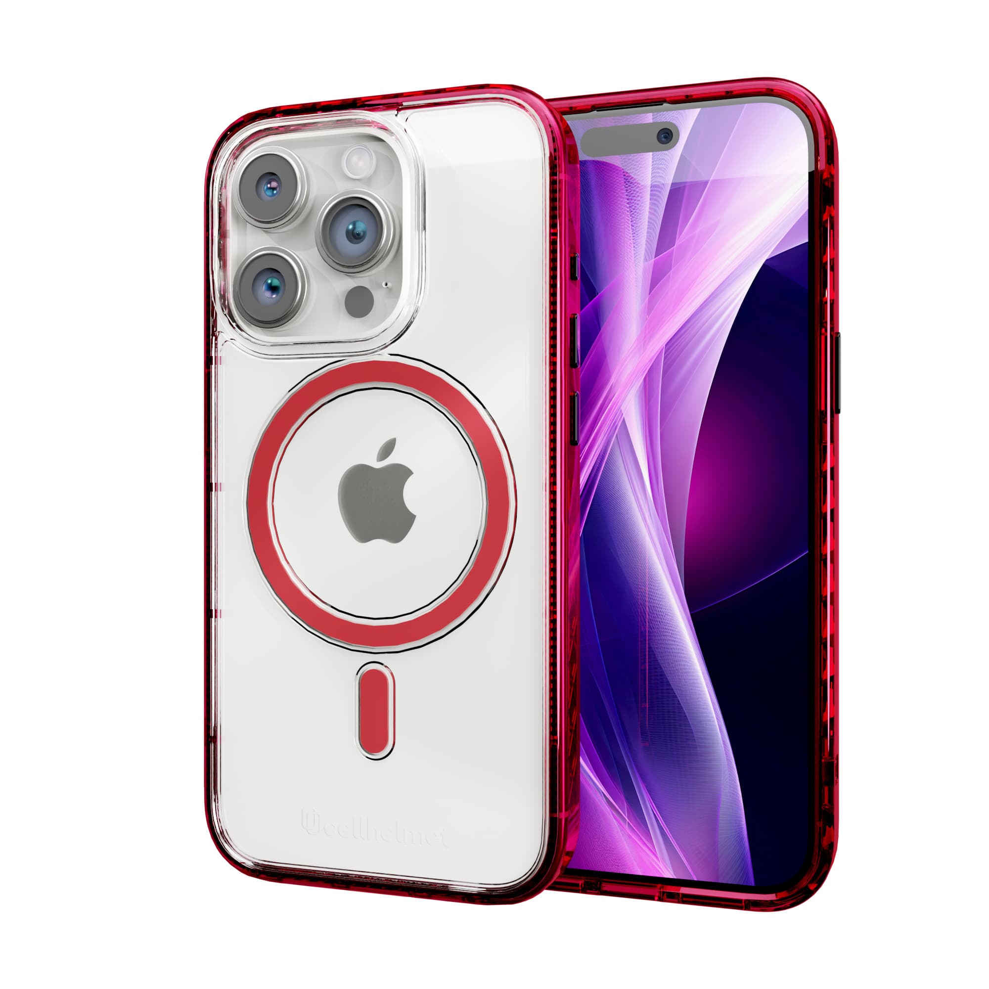 Cellhelmet Magnitude Case for Apple iPhone 15 Pro (Scarlet Red)