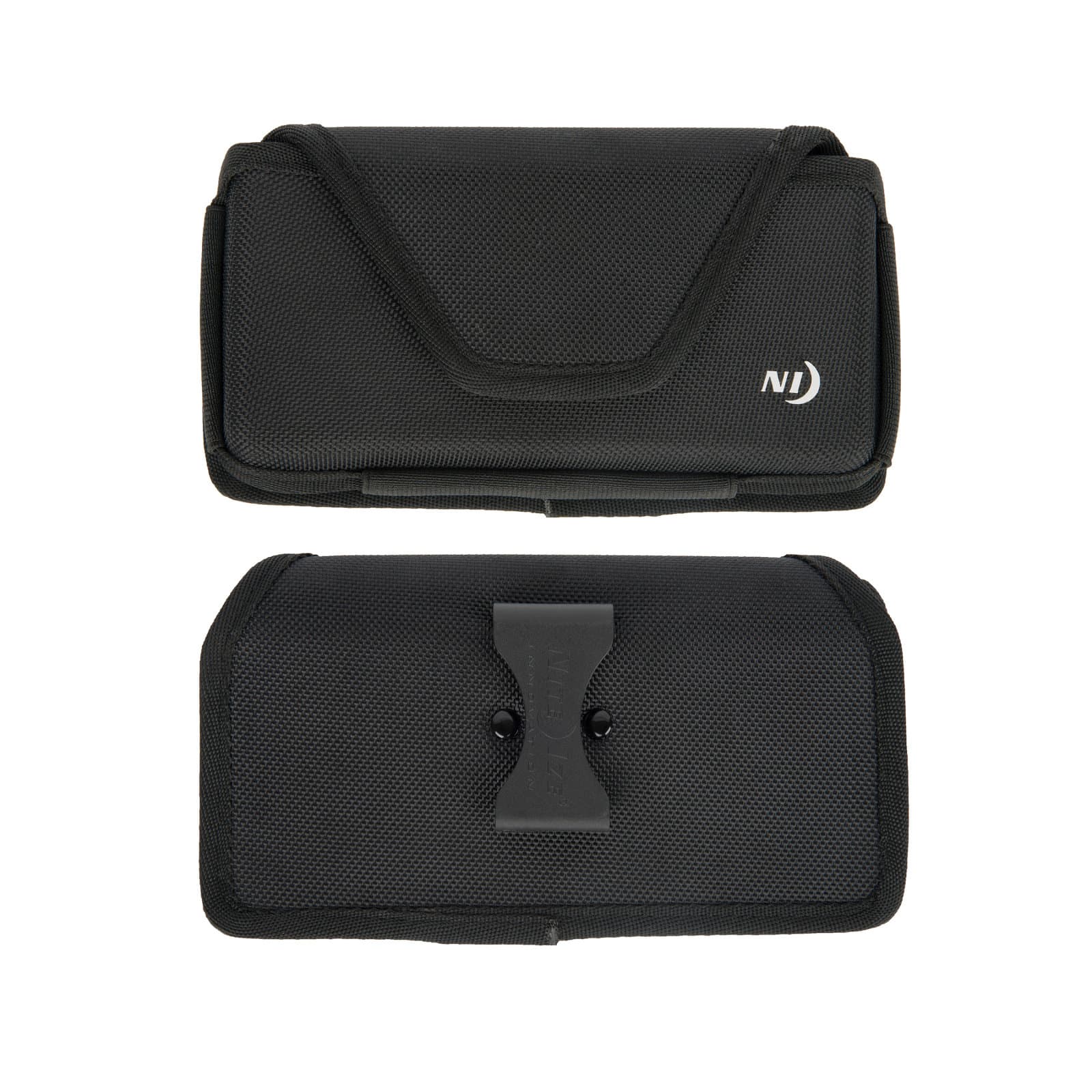 Nite Ize Clip Case Hardshell XXL Rugged Universal Horizontal Holster (Black)