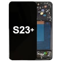 OLED & Frame Assembly for Samsung Galaxy S23+ (Graphite) [Full-Size Aftermarket]