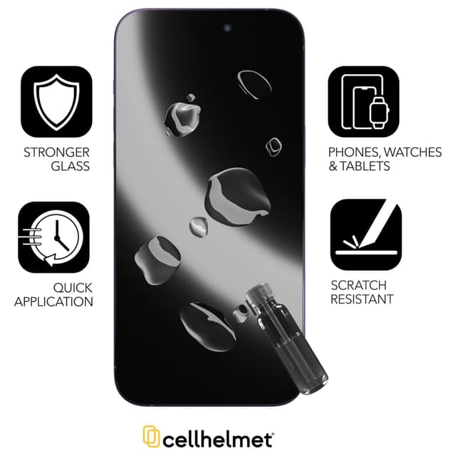 Cellhelmet Liquid Glass Screen Protector for Phones