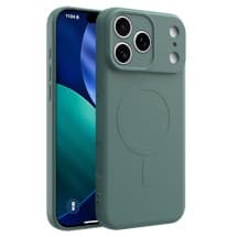 CLICK Slim Silicone Case for Apple iPhone 17 Pro Max (Green)