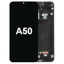 OLED & Frame Assembly for Samsung Galaxy A50 (International) [OEM Service Pack]