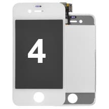 LCD & Frame Assembly for Apple iPhone 4 (CDMA, White)