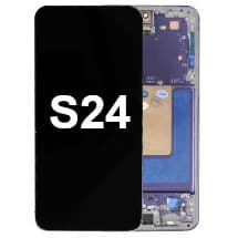 OLED & Frame Assembly for Samsung Galaxy S24 (Cobalt Violet) [Full-Size Aftermarket]