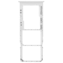 SIM & microSD Card Tray for Samsung Galaxy A30s (Dual, Prism Crush White)