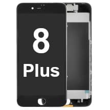 Complete LCD & Frame Assembly for Apple iPhone 8 Plus (Black) [Evolve]