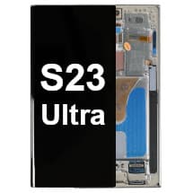 OLED & Frame Assembly for Samsung Galaxy S23 Ultra (Sky Blue & Lime) [Full-Size Aftermarket]