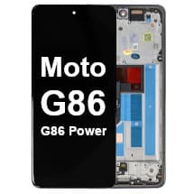 OLED & Frame Assembly for Motorola Moto G86 & G86 Power (Cosmic Sky) [Premium]