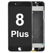 LCD & Frame Assembly for Apple iPhone 8 Plus (Black) [Evolve]