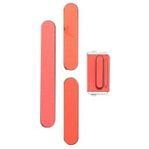 Cosmetic Button Set for Apple iPhone 12 (Red)