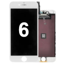 LCD & Frame Assembly for Apple iPhone 6 (White) [Evolve]