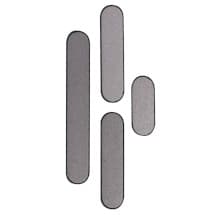 Cosmetic Button Set for Apple iPhone 17 (Black)