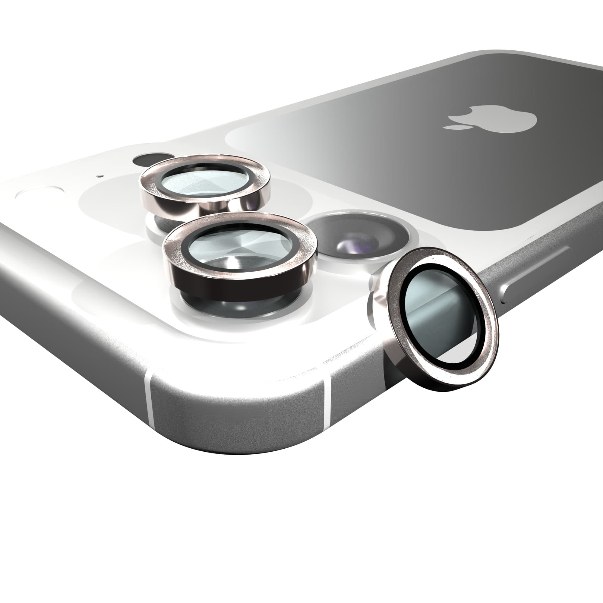 Cellhelmet Tempered Glass Individual Camera Lens Protector for Apple iPhone 17 Pro & 17 Pro Max (Glitter)