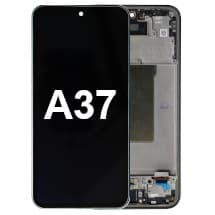 OLED & Frame Assembly for Samsung Galaxy A37 (Awesome Charcoal) [Premium]