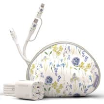 HyperGear 30W USB C Charger & Cable Travel Set (Floral)