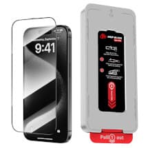 GRIP Ultra Tempered Glass Screen Protector for Apple iPhone 17 Pro (Privacy) (2 Pack)