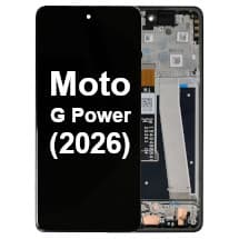 LCD & Frame Assembly for Motorola Moto G Power (2026) (Evening Blue) [Genuine OEM]