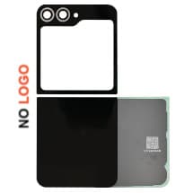 Back Glass & Camera Lenses Set for Samsung Galaxy Z Flip7 FE (Black) [Premium]