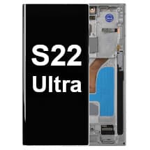 OLED & Frame Assembly for Samsung Galaxy S22 Ultra (Phantom White) [Aftermarket]