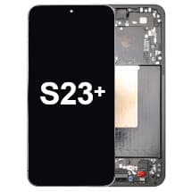 OLED & Frame Assembly for Samsung Galaxy S23+ (Graphite) [OEM Service Pack]