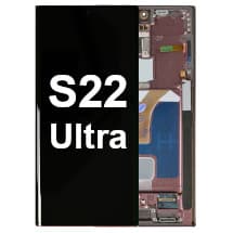 OLED & Frame Assembly for Samsung Galaxy S22 Ultra (Bora Purple) [Full-Size Aftermarket]