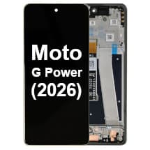 LCD & Frame Assembly for Motorola Moto G Power (2026) (Pure Cashmere) [Genuine OEM]