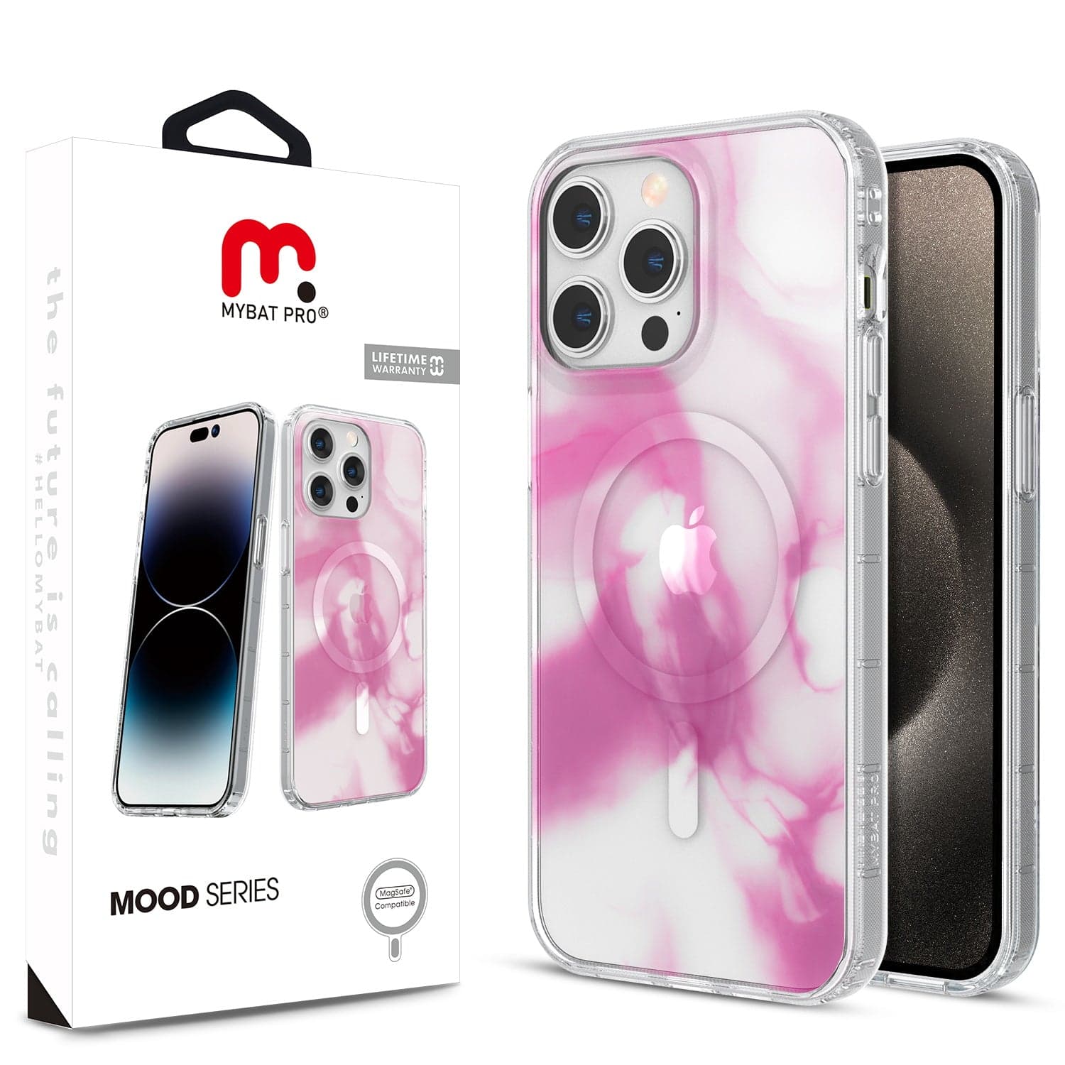MYBAT Pro Mood Case for Apple iPhone 15 Pro (Blushing)