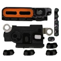 Speaker & Microphone Bracket & Mesh Set for Apple iPhone 12 Pro Max (Graphite) (10 Pack)