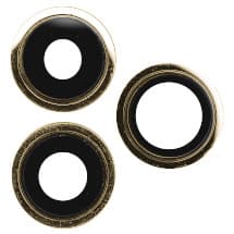 Glass Camera Lenses & Bezel Set for Apple iPhone 13 Pro & 13 Pro Max (Gold) [Aftermarket]