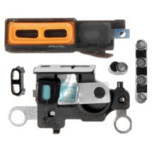 Speaker & Microphone Bracket & Mesh Set for Apple iPhone 13 (Black) (10 Pack)