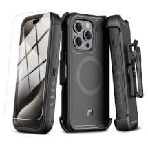 MYBAT Pro Maverick Case for Apple iPhone 15 Pro (Black)