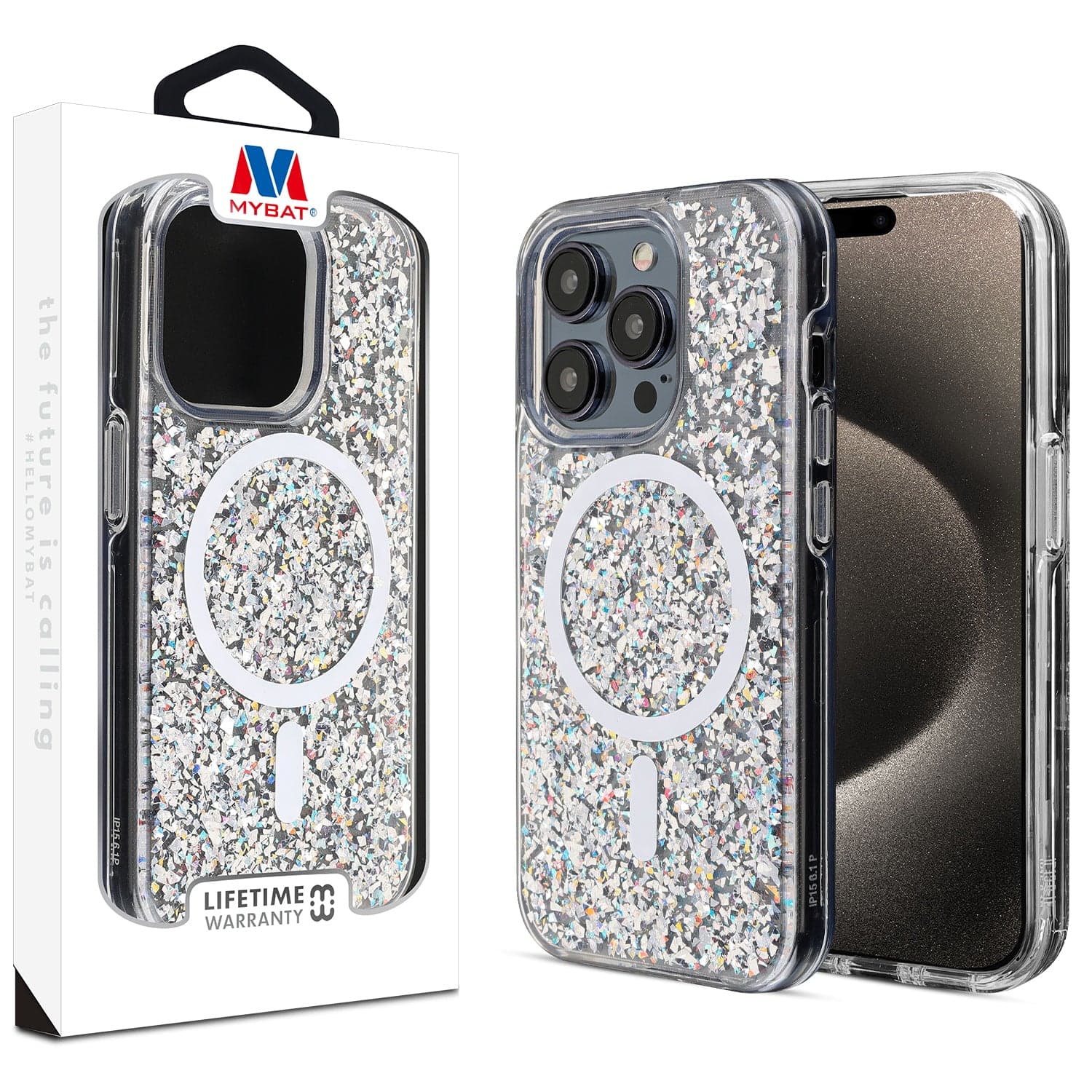 MYBAT Dazzle Case for Apple iPhone 15 Pro (Stardust)