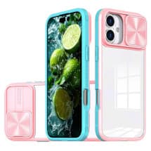 CLICK Flex Shield Case for Apple iPhone 13 (Pink & Blue)