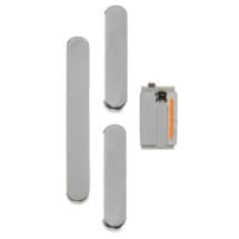 Cosmetic Button Set for Apple iPhone 13 Pro & 13 Pro Max (Silver)