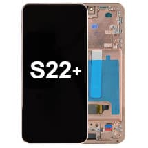 OLED & Frame Assembly for Samsung Galaxy S22+ (Pink Gold & Violet) [Premium]