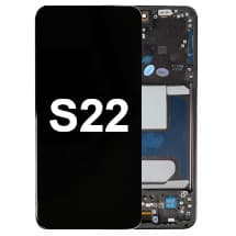 OLED & Frame Assembly for Samsung Galaxy S22 (Graphite) [Full-Size Aftermarket]