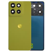 Back Silicone & Camera Lenses for Motorola Moto G86 & G86 Power (Golden Cypress) [Premium]