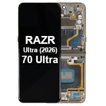Inner OLED & Frame Assembly for Motorola RAZR Ultra (2026) & 70 Ultra (Cocoa) [Genuine OEM]