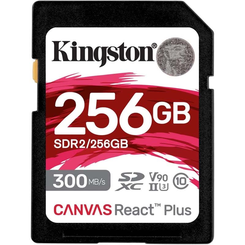 Kingston Canvas React Plus SD Card (256GB)
