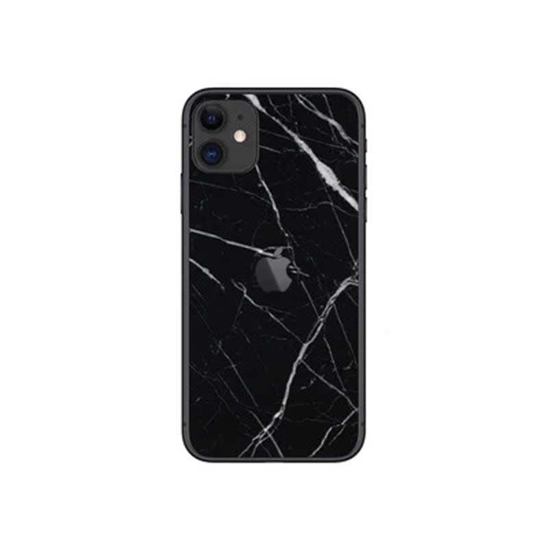 Axiom Armor ScreenFilm Small Back Skin (Pure Black Marble)