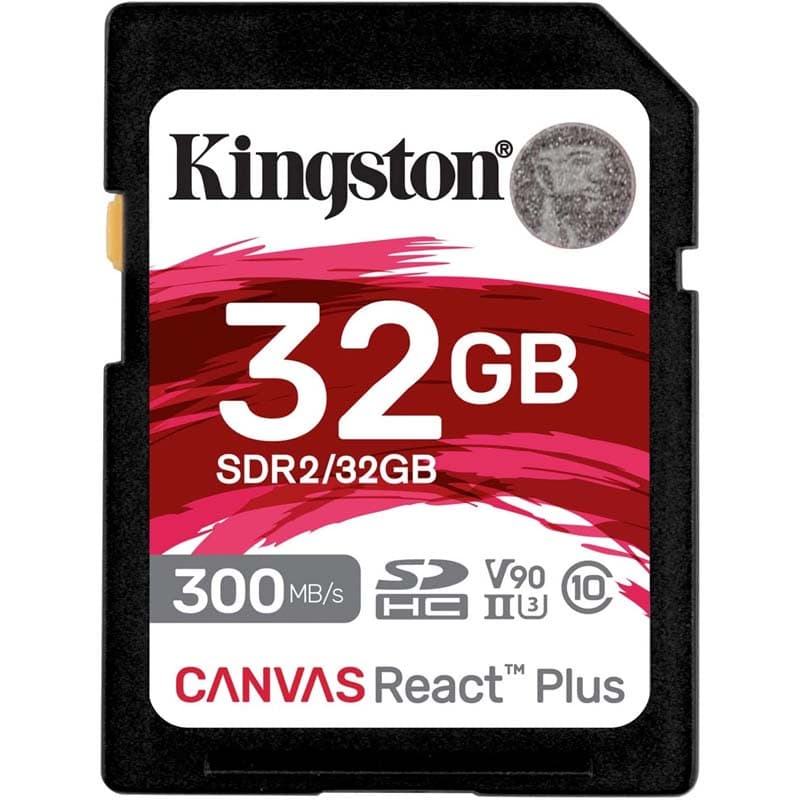 Kingston Canvas React Plus SD Card (32GB)