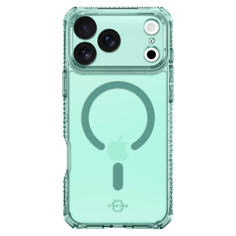 ITSKINS Hybrid R Vapor MagSafe Case for Apple iPhone 17 Pro (Light Green)