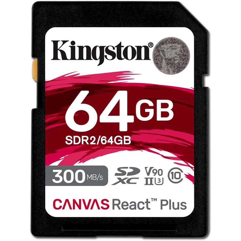 Kingston Canvas React Plus SD Card (64GB)