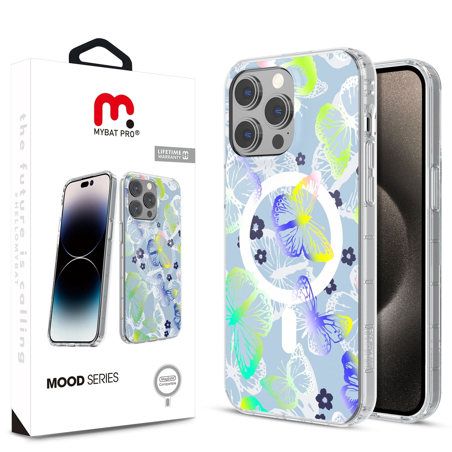 MYBAT Pro Mood Case for Apple iPhone 15 Pro (Flutter)
