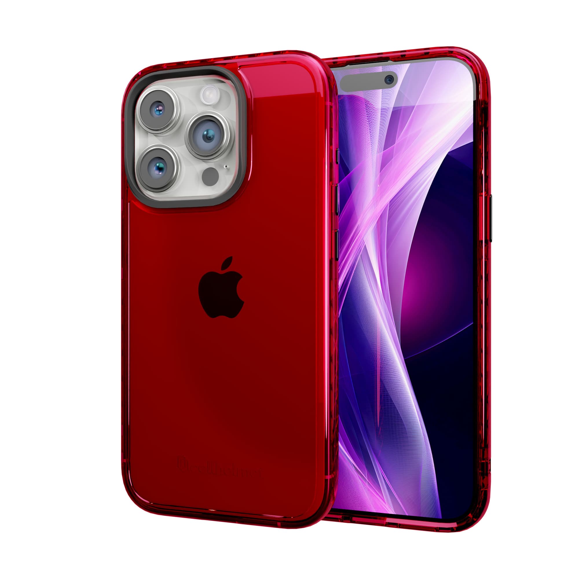 Cellhelmet Altitude X Case for Apple iPhone 15 Pro (Scarlet Red)