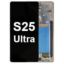 OLED & Frame Assembly for Samsung Galaxy S25 Ultra (Titanium Silverblue & Whitesilver) [Full-Size Aftermarket]