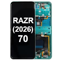 Inner OLED & Frame Assembly for Motorola RAZR (2026) & 70 (Sporting Green) [Genuine OEM]
